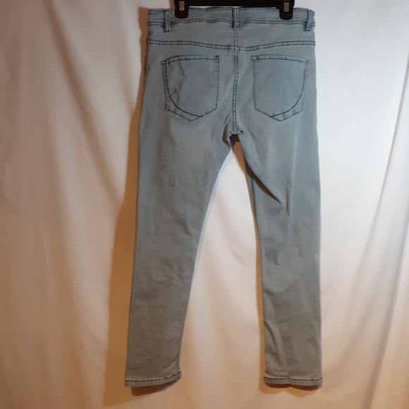 Paper Denim & Cloth Grey Blue women's 34 Vintage - Picture 3 of 16
